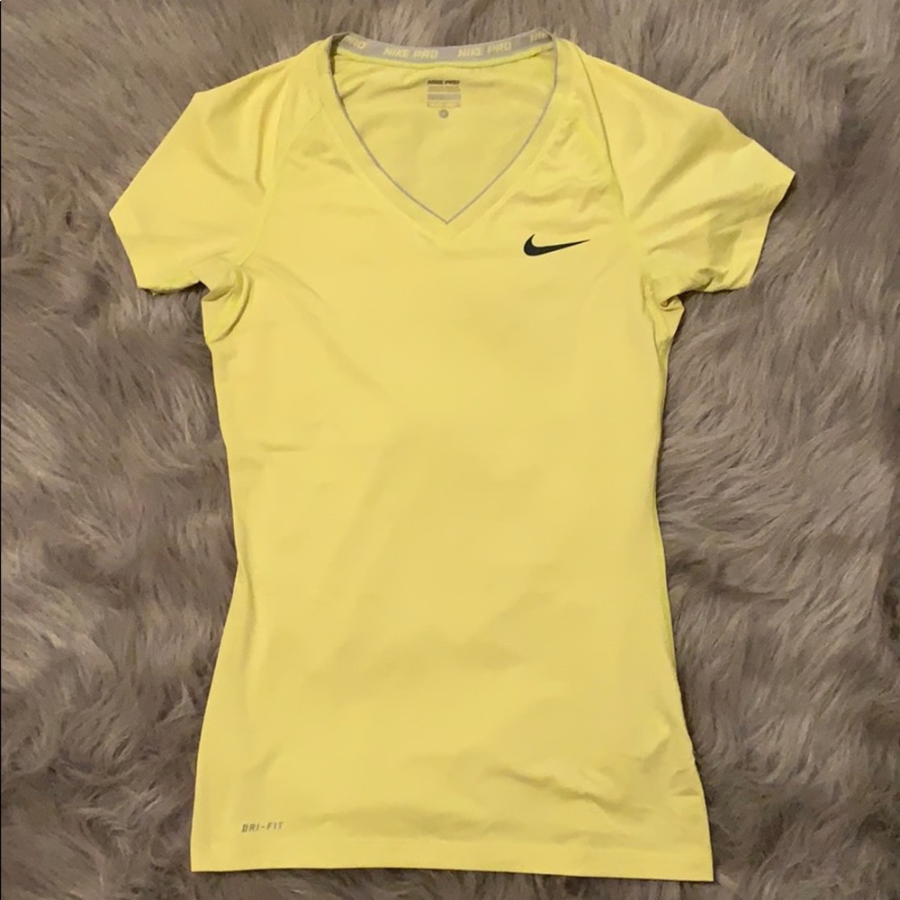 Nike Yellow Dri-fit shirt